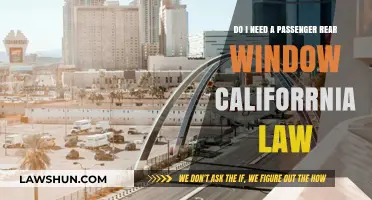 California Law: Do You Need a Passenger Rear Window?