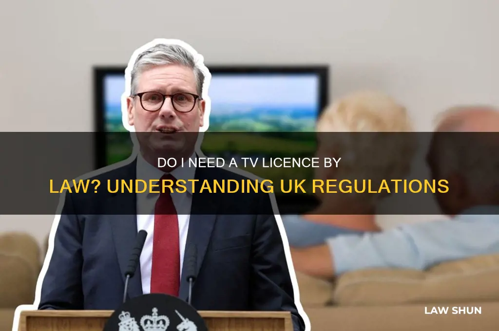 do i need a tv licence by law