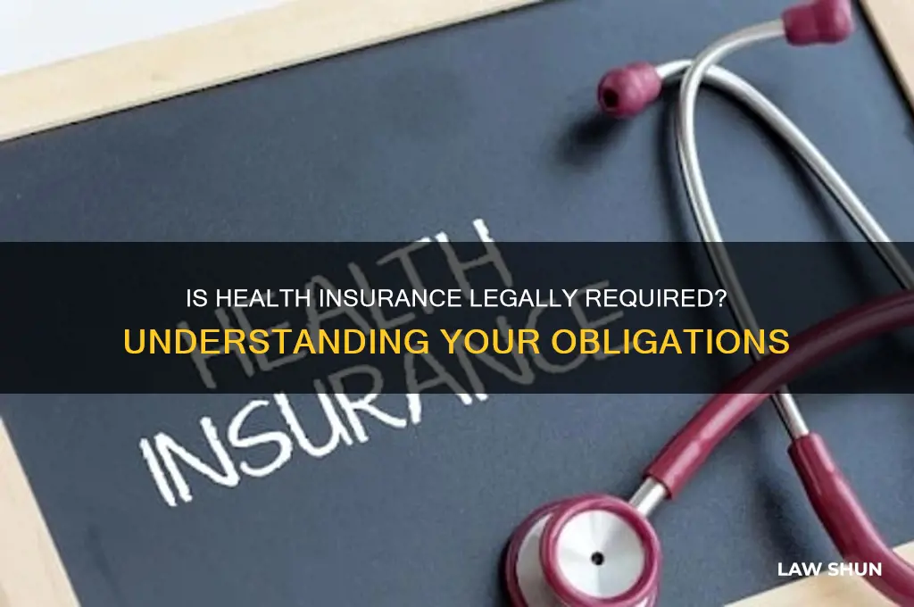 do i need health insurance by law