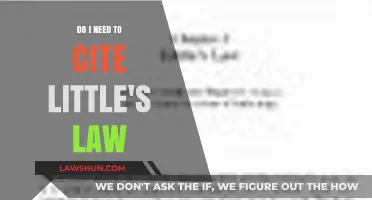 Citing Little's Law: When and Why It's Necessary in Research