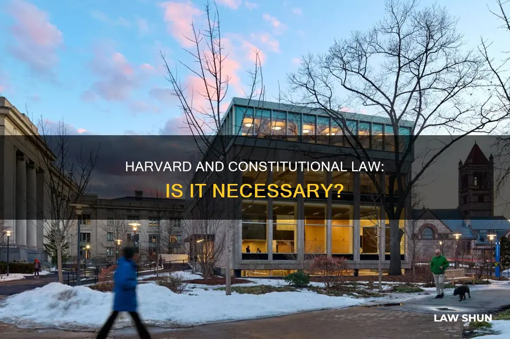 do i need to go to harvard for constitutional law