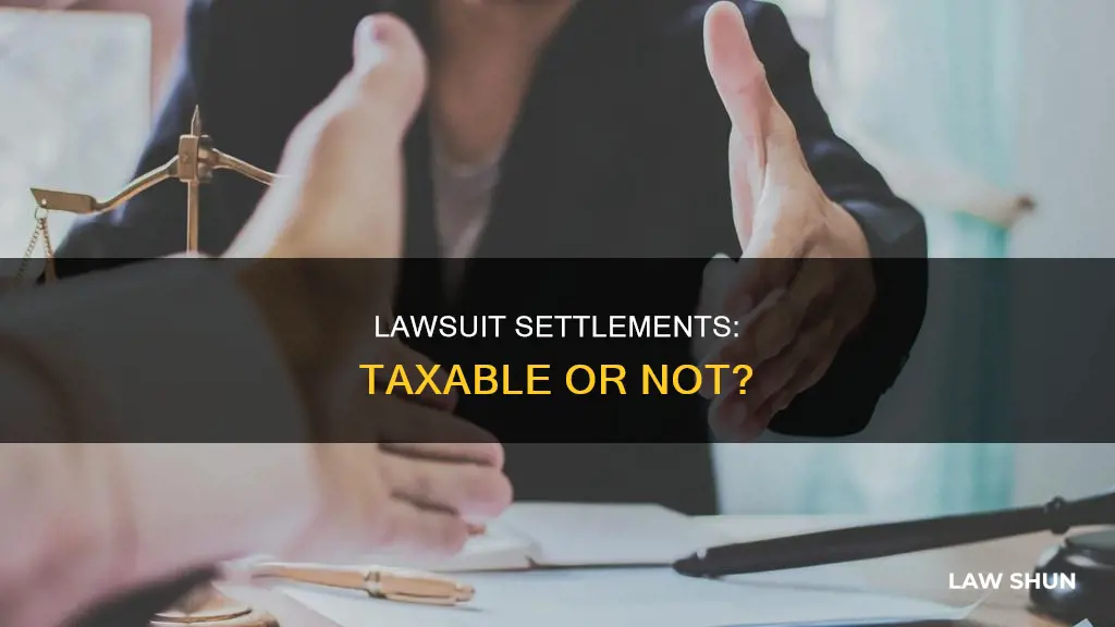 do i owe taxes from a law suit settlement
