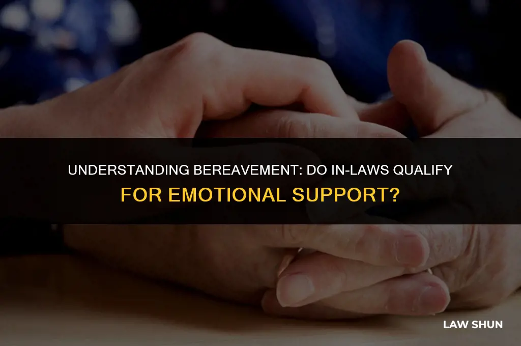do in laws count for bereavement