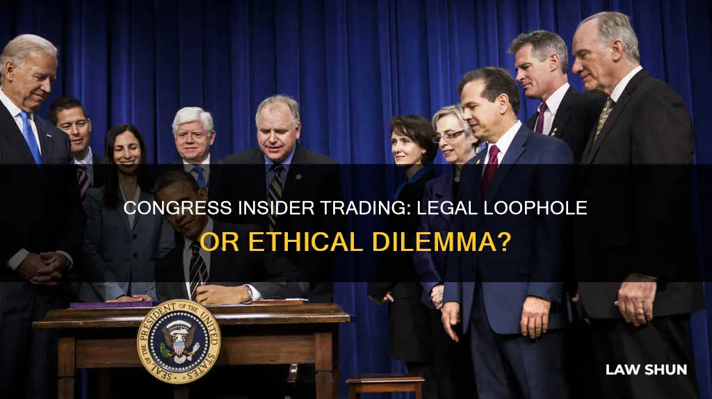 do insidefr trading laws apply to congress