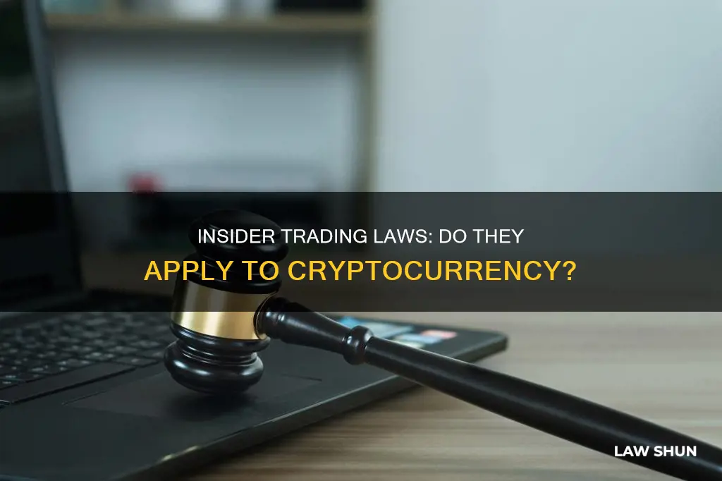 do insider trading laws apply to cryptocurrency