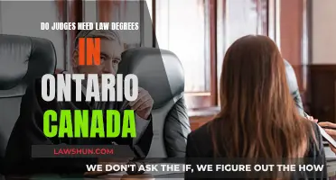 Do Ontario Judges Need Law Degrees?