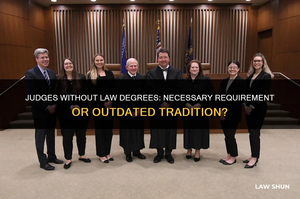 do judges need law degrees