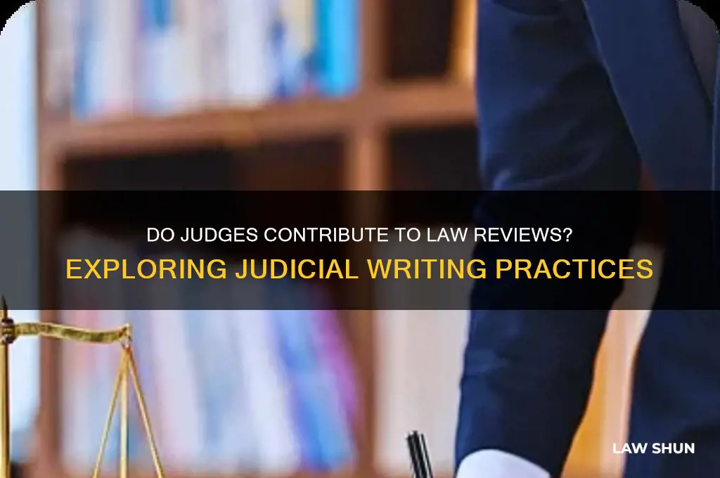 do judges write in law review