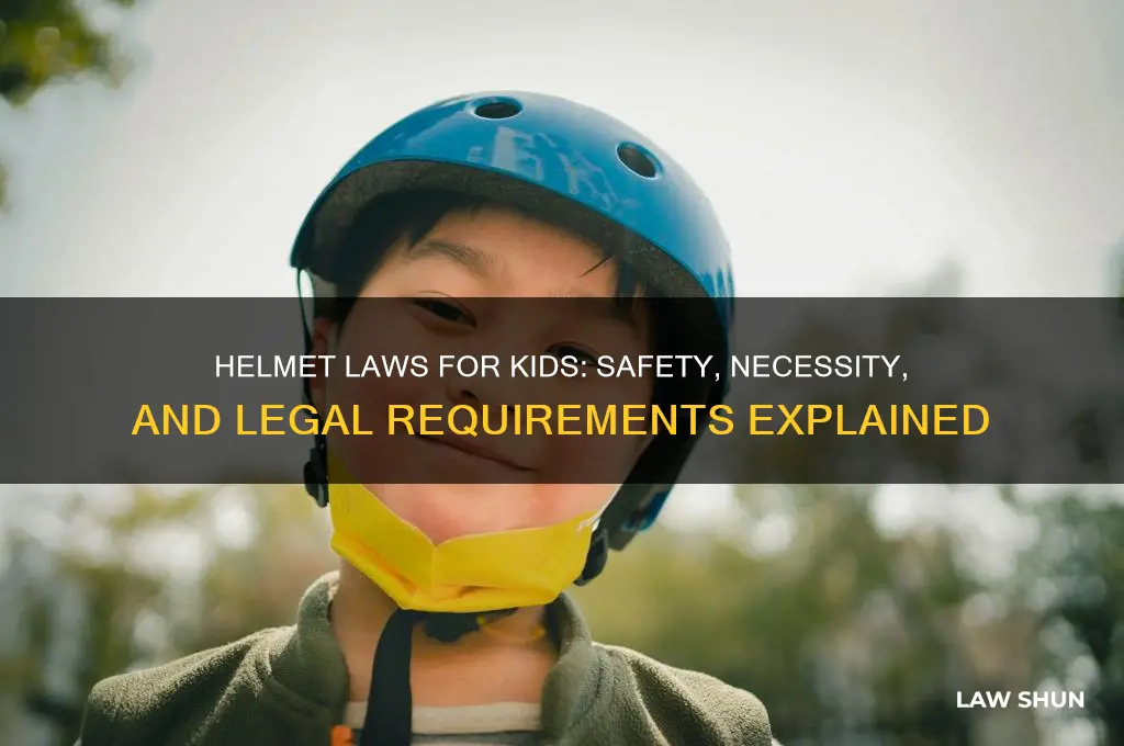 do kids need to wear helmets law