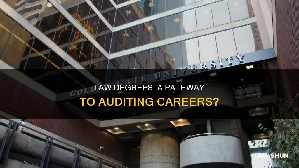 do law degrees help with becoming an auditor