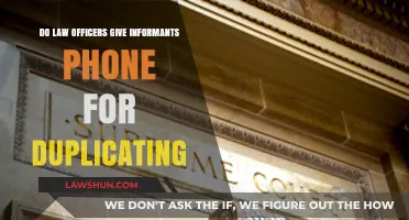 Do Law Enforcement Officers Provide Informants Phones for Duplicating Evidence?