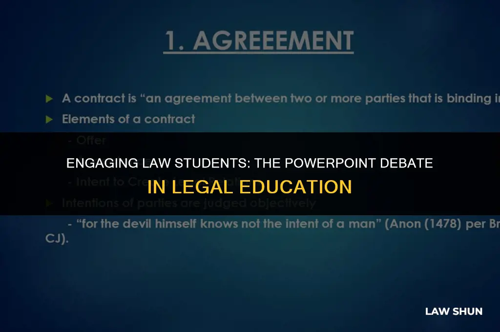 do law professors teach with powerpoints