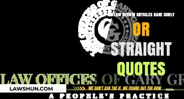 Curly or Straight Quotes in Law Review Articles: Typography Tips
