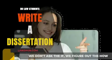 Do Law Students Write Dissertations? Exploring Legal Education Requirements