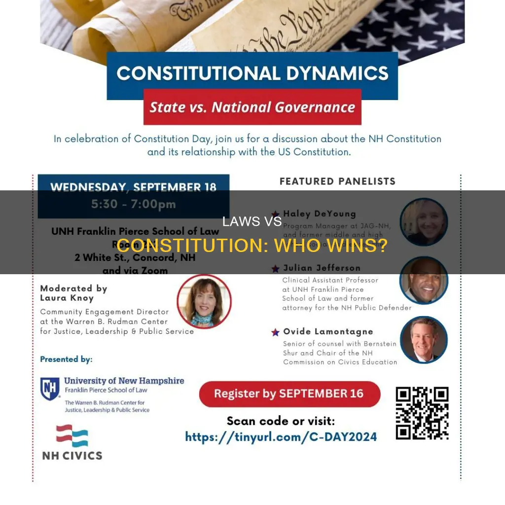 do law supercede the constitution