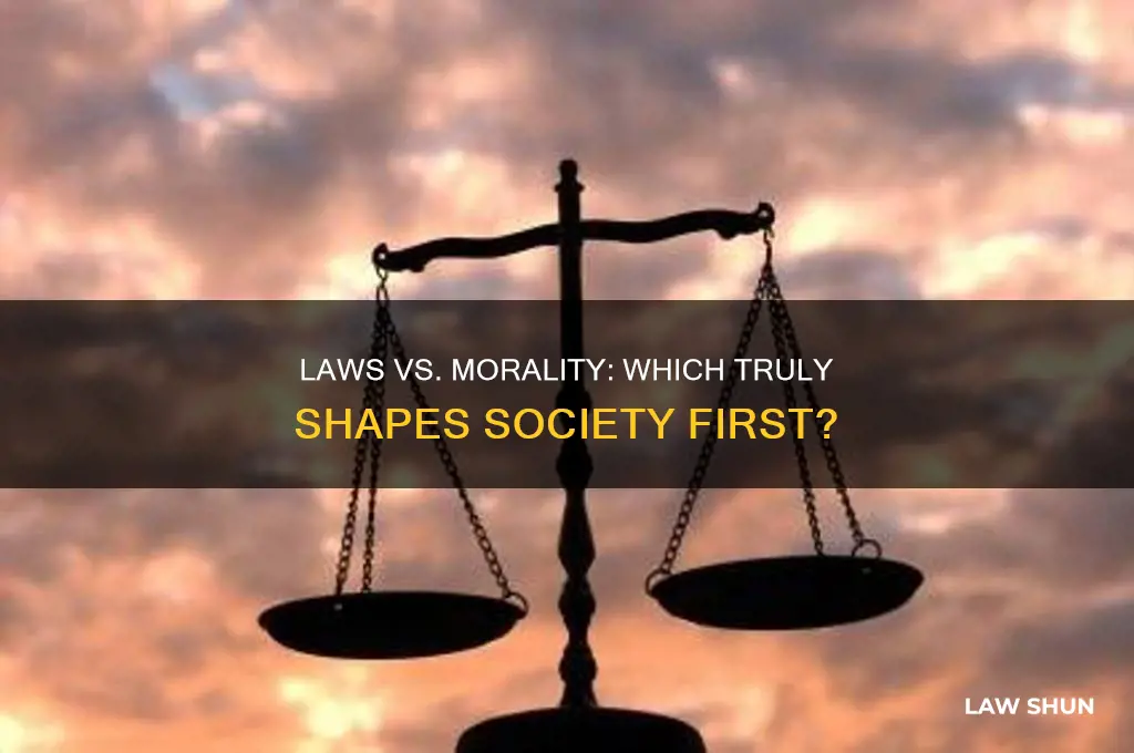 do laws always come before morality
