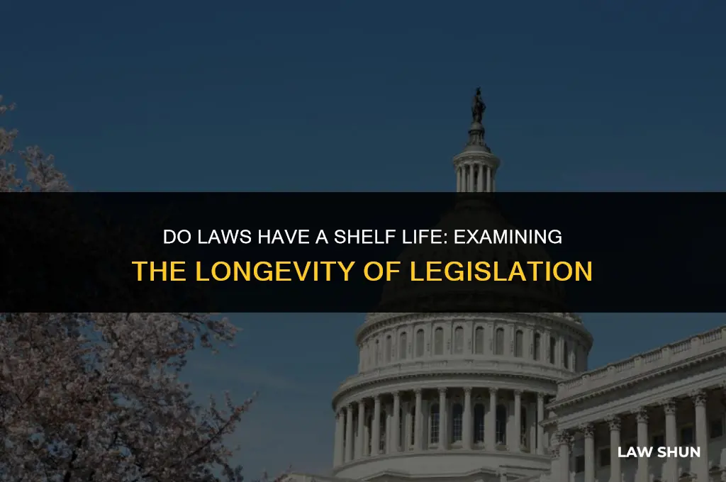 do laws have a shelf life
