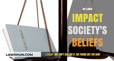 Shaping Minds: The Subtle Influence of Laws on Societal Beliefs