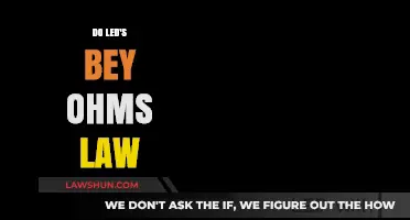 Exploring the Boundaries: Do LEDs Conform to Ohm's Law?