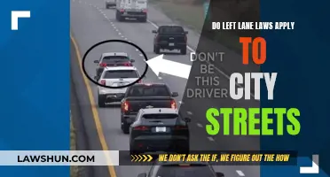 Left Lane Laws: City Street Exception?