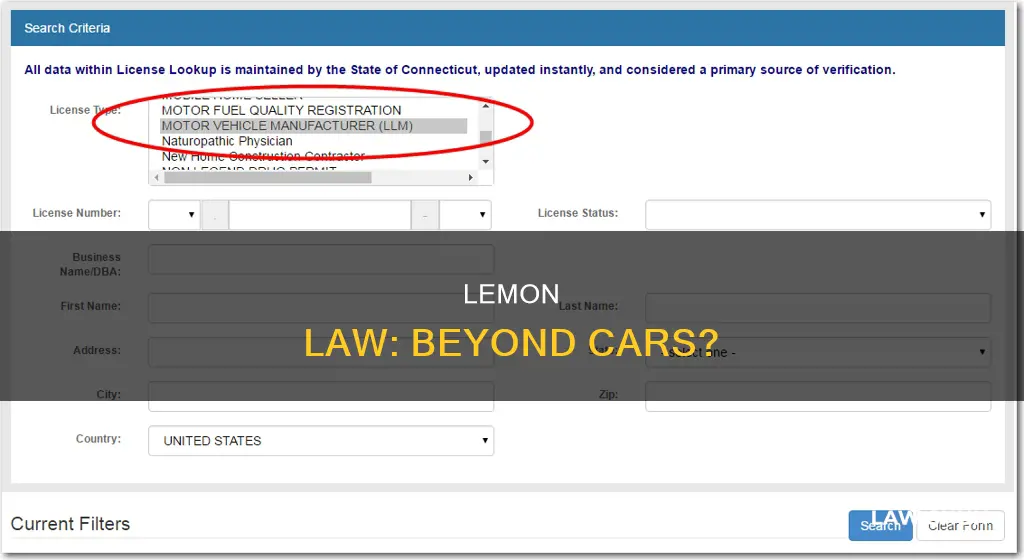 do lemon law apply to just cars