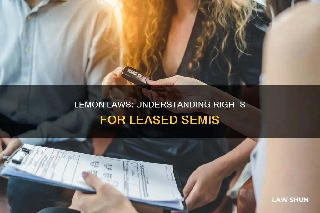 do lemon laws apply to leased semis