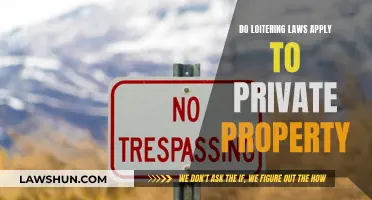 Loitering Laws: Private Property Exemption?