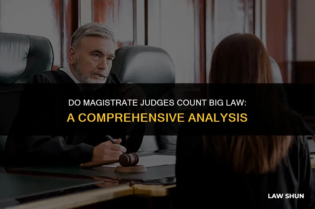 do magistrate judges count big law