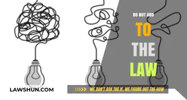 Legal Clarity Over Complexity: Why We Shouldn't Add to the Law