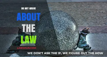 Why Arguing About the Law Rarely Leads to Resolution