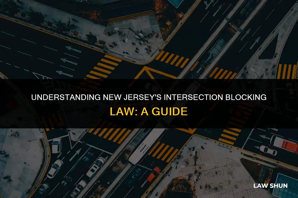do not block intersection nj law