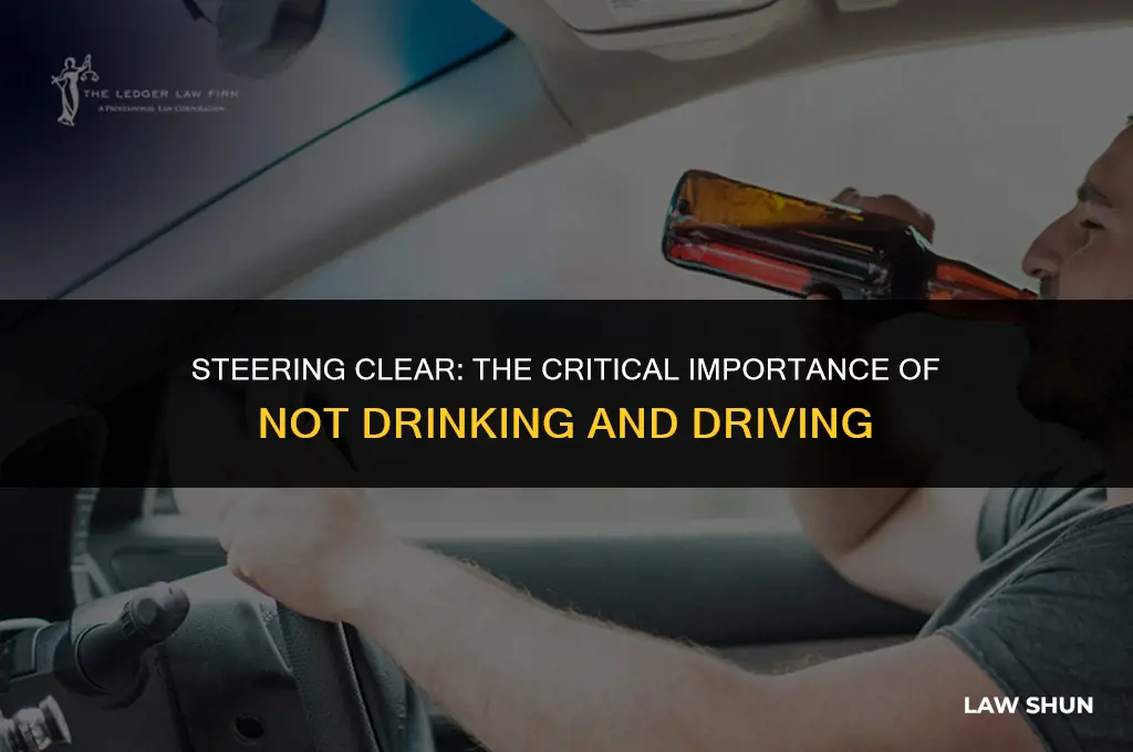do not drink and drive law