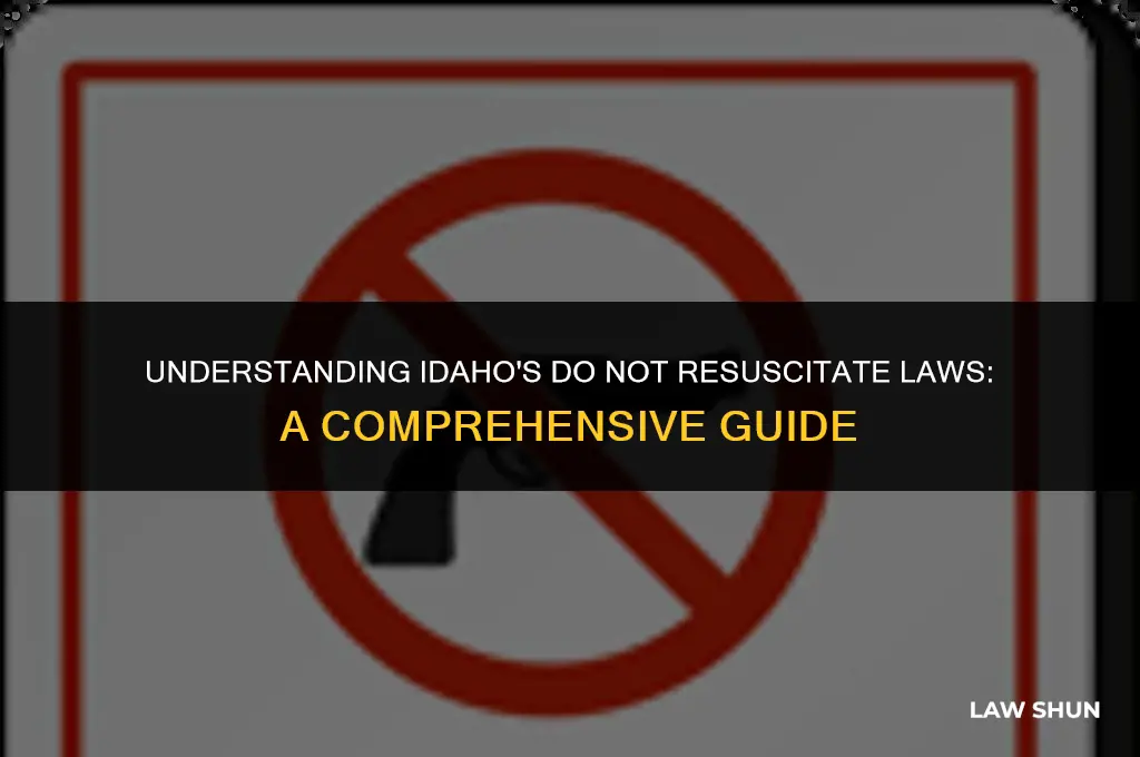 do not resuscitate laws in idaho