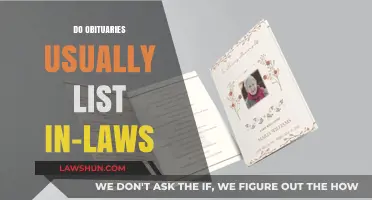 Exploring Obituary Traditions: Do In-Laws Typically Make the List?