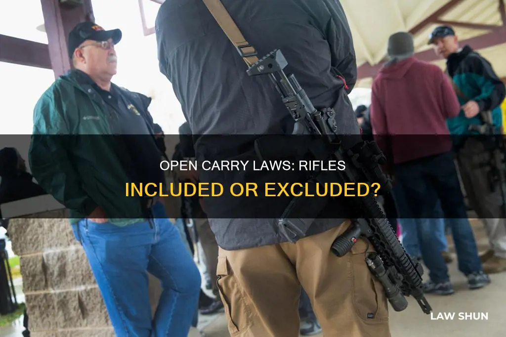 do open carry laws apply to rifles