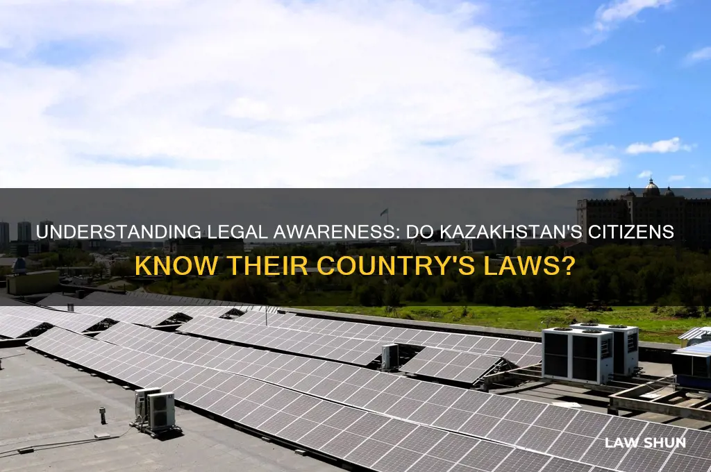 do people know about laws in kazakhstan