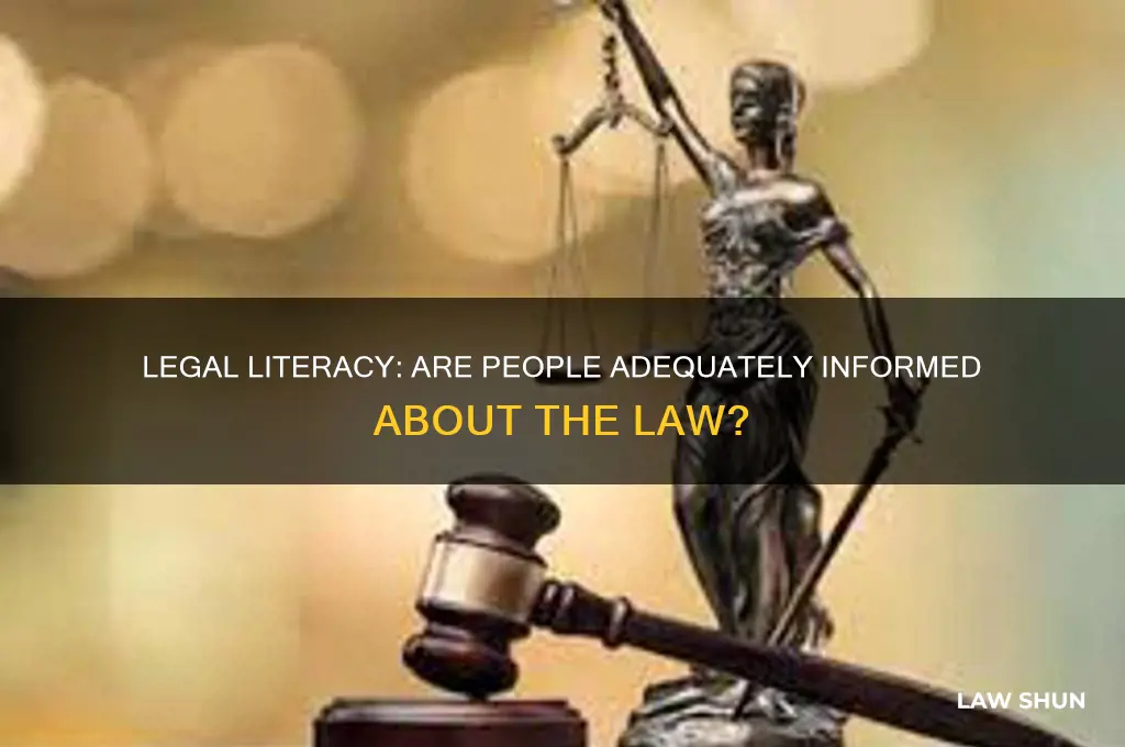do people know enough about law