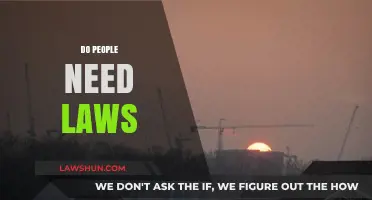 Do People Need Laws? Exploring Society's Dependence on Legal Frameworks