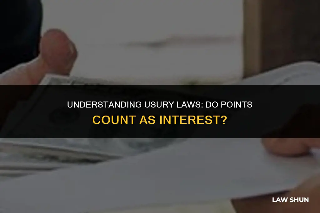 do points count for usury laws