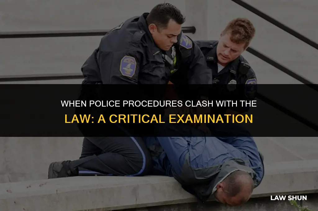 do police procedures trump the law
