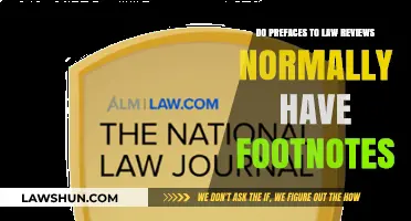 Prefaces in Law Reviews: Footnotes or Footnote-Free Introductions?