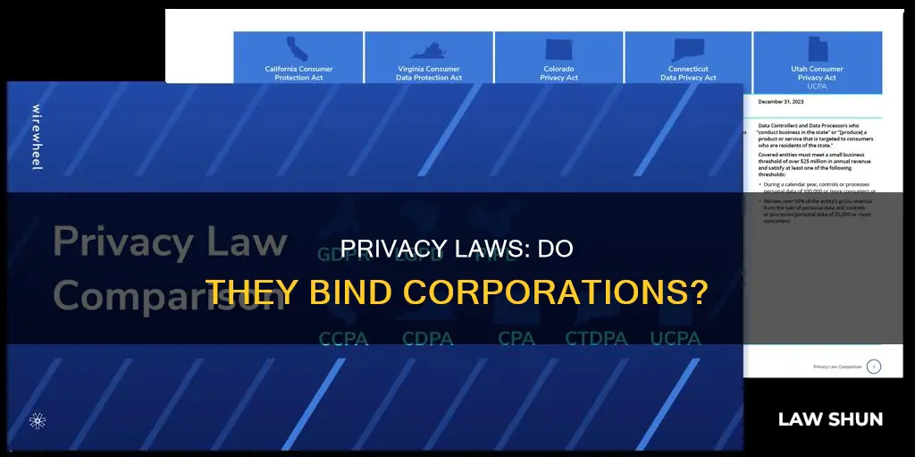 do privacy laws apply to corporations