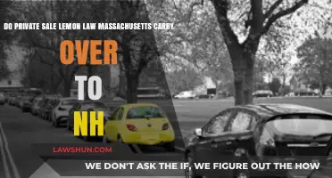 Does Massachusetts' Private Sale Lemon Law Apply in New Hampshire?