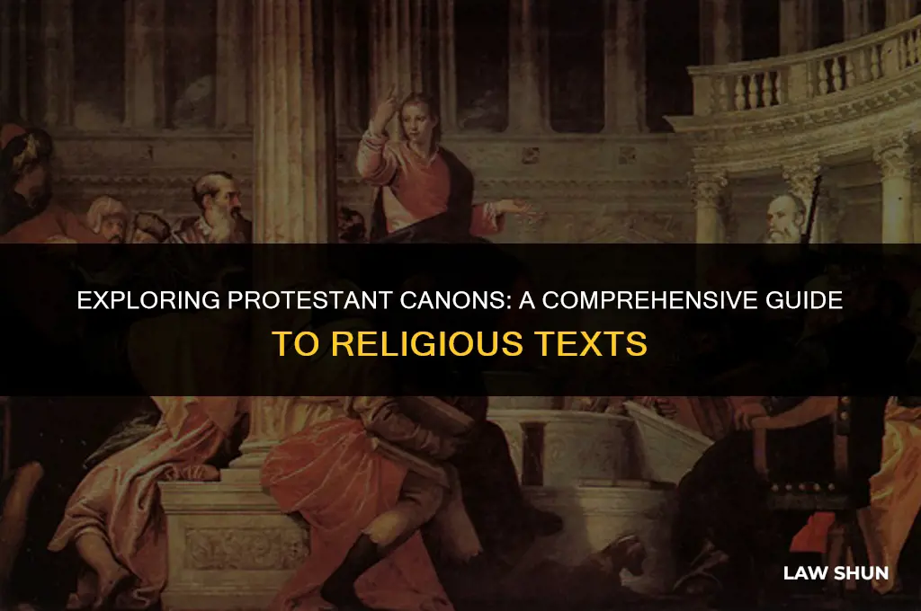 do protestants have a canon law