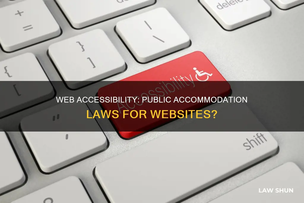 do public accommodation laws apply to websites