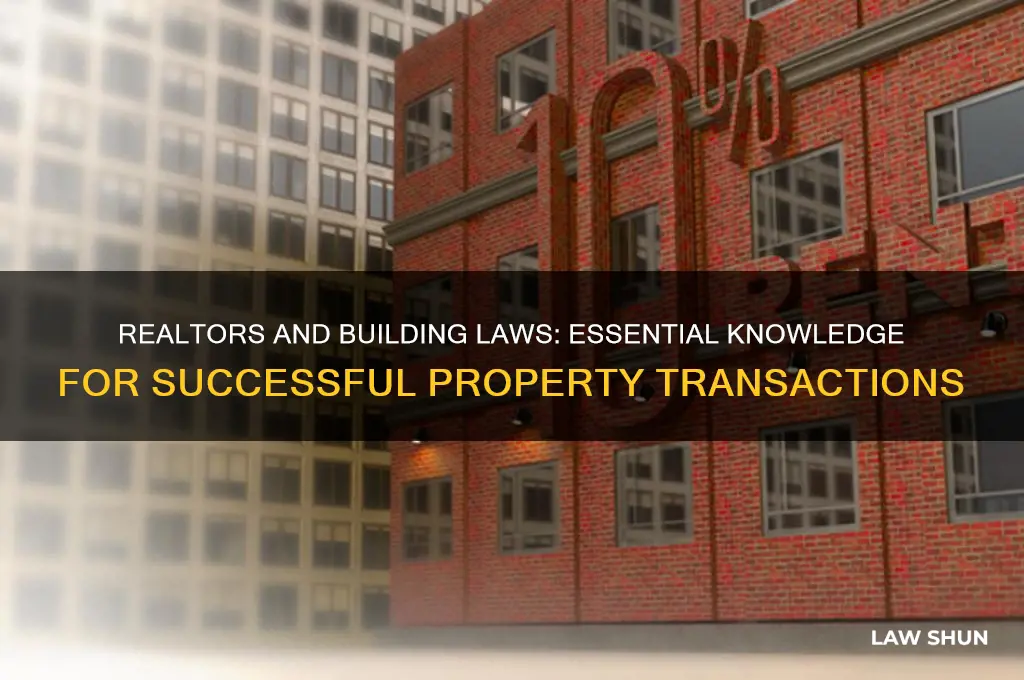 do realtors need to know building laws