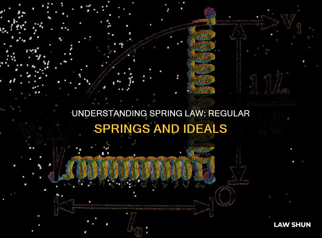 do regular springs apply to ideal spring law