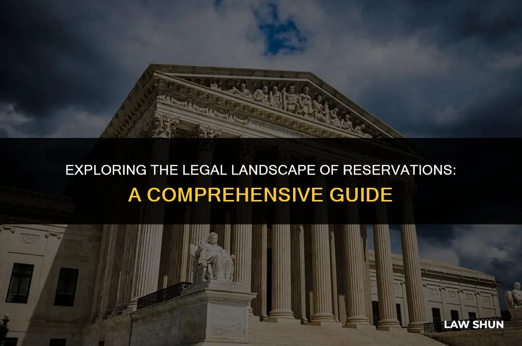 do reservations have their own laws