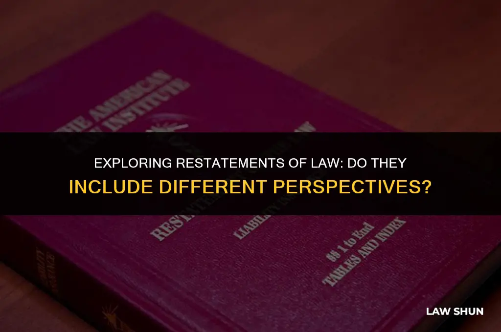 do restatements of law include difest