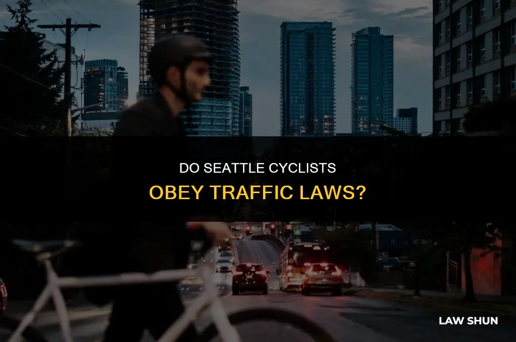 do seattle cyclists obey traffic laws